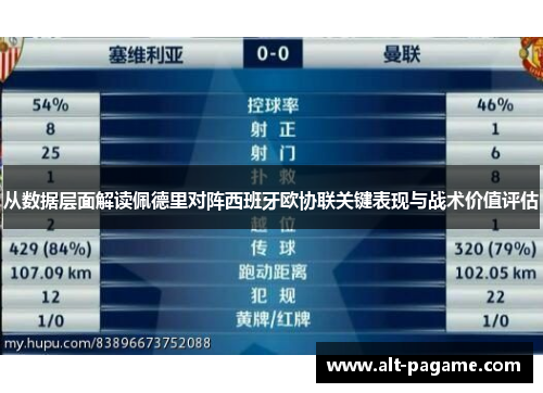 从数据层面解读佩德里对阵西班牙欧协联关键表现与战术价值评估