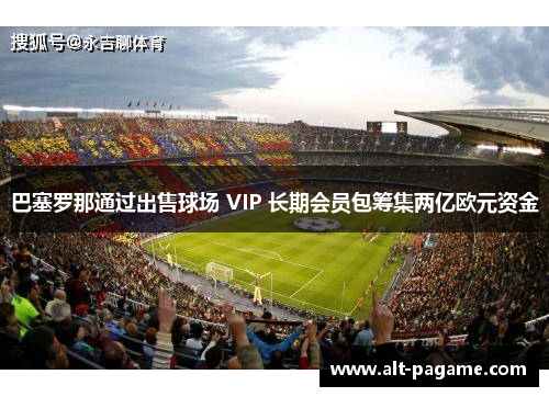 巴塞罗那通过出售球场 VIP 长期会员包筹集两亿欧元资金 巴塞罗那通过出售球场 VIP 长期会员包筹集两亿欧元资金